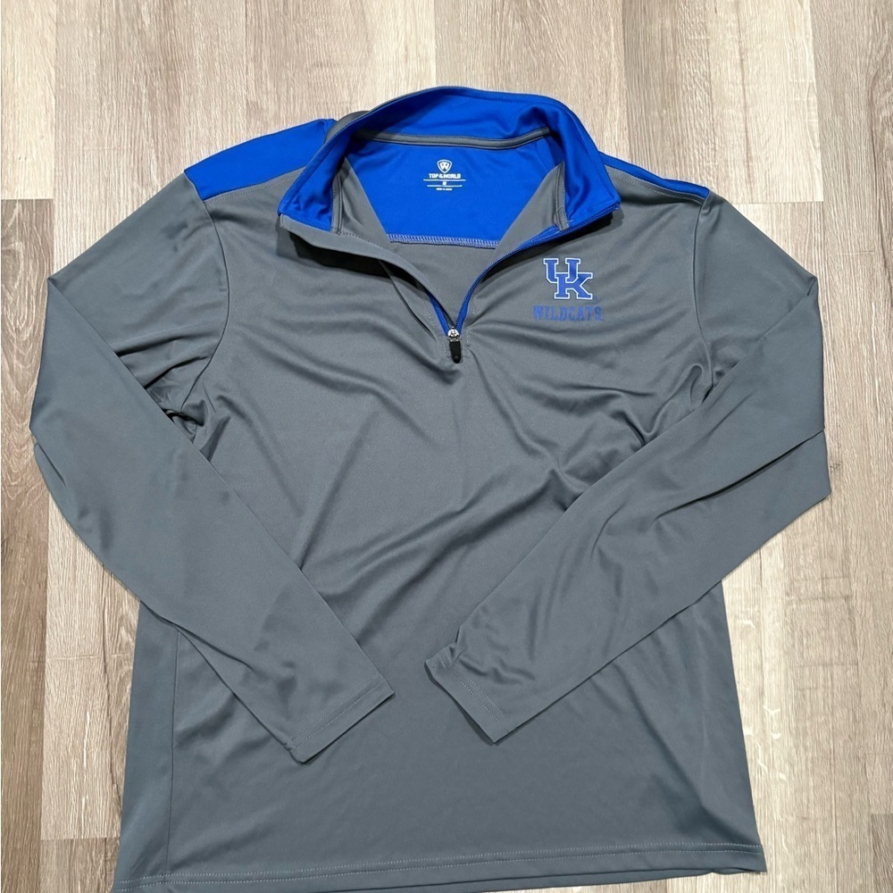 Top of the World Blue Apparel With Kentucky Wildcats Logo. Men’s size Medium